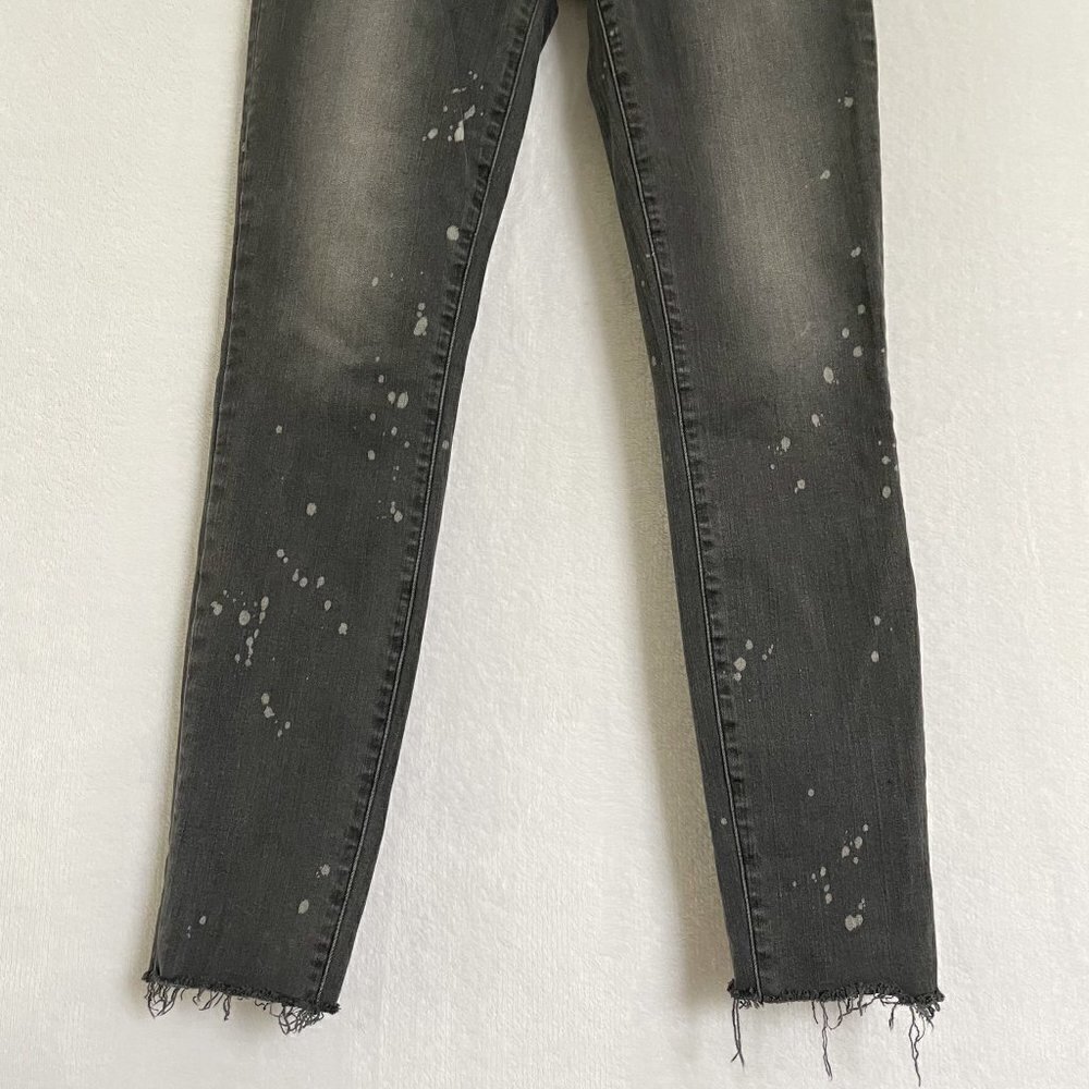 J BRAND Outsider Skinny Crop Gray Distressed Jeans size 27 - Picture 5 of 15